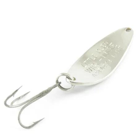 Seneca Little Cleo, нікель/зелений, 7 г, блесна коливалка (колебалка) #4294