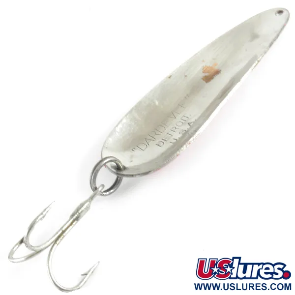 Eppinger Dardevle, червоний/білий/нікель, 28 г, блесна коливалка (колебалка) #4303