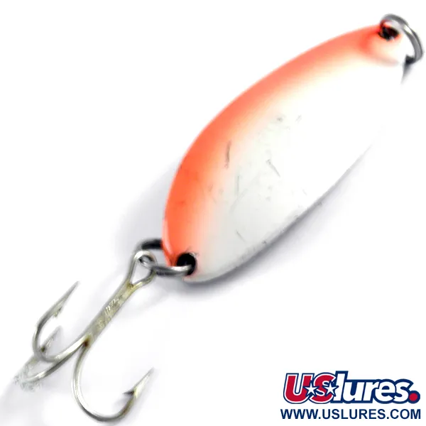 Seneca Little Cleo (Hula Girl), білий перламутр/нікель/червоний UV - світиться в ультрафіолеті, 18 г, блесна коливалка (колебалка) #4313
