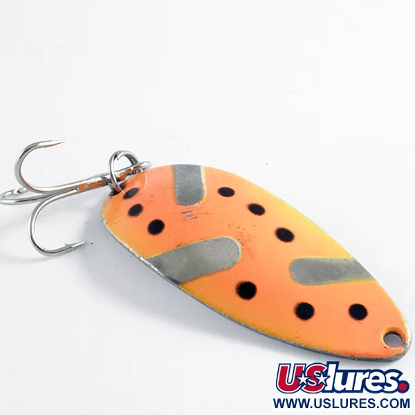 Seneca Little Cleo (Hula Girl), помаранчевий/нікель, 14 г, блесна коливалка (колебалка) #4316