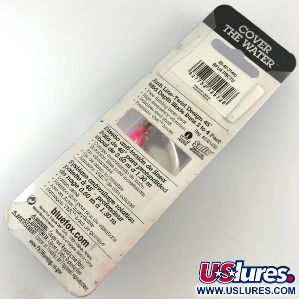  Blue Fox Super Vibrax 4 UV (світиться в ультрафіолеті), UV - світиться в ультрафіолеті, 10 г, блешня оберталка (вертушка) #4324