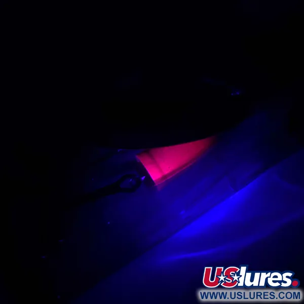  Blue Fox Super Vibrax 6 Fluo UV (світиться в ультрафіолеті), срібло, 18 г, блешня оберталка (вертушка) #4327