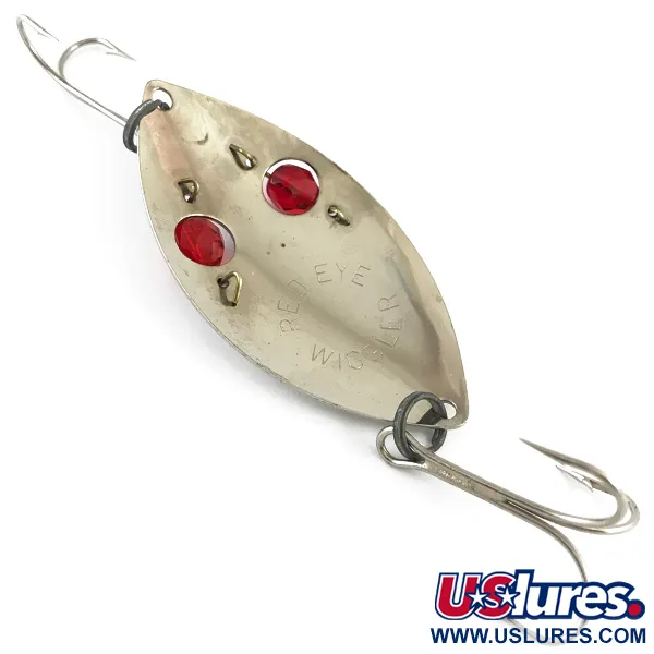 Hofschneider Red Eye Wiggler, нікель/червоний, 25 г, блесна коливалка (колебалка) #4338