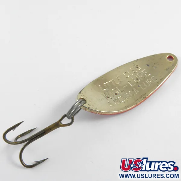 Seneca Little Cleo, червоний/білий/золото, 7 г, блесна коливалка (колебалка) #4340