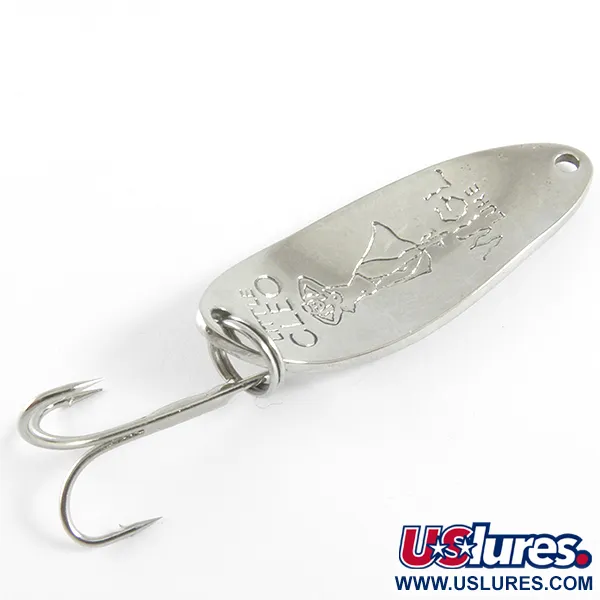 Seneca Little Cleo (Hula Girl), нікель/золота голограма, 10 г, блесна коливалка (колебалка) #4341