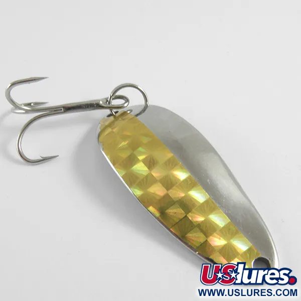 Seneca Little Cleo (Hula Girl), нікель/золота голограма, 10 г, блесна коливалка (колебалка) #4341