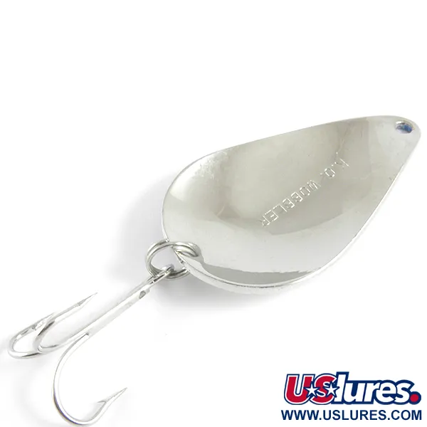 Acme K.O. Wobbler (світиться в темряві), білий/синій/нікель Glow - світиться в темряві, 21 г, блесна коливалка (колебалка) #4344