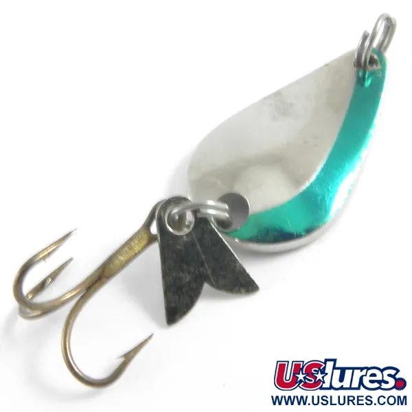 Acme K.O. Wobbler, нікель/зелений, 3,5 г, блесна коливалка (колебалка) #4350