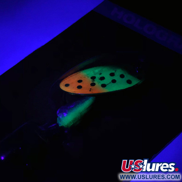  Panther Martin 4 UV (світиться в ультрафіолеті), райдужна форель, 4 г, блешня оберталка (вертушка) #5011