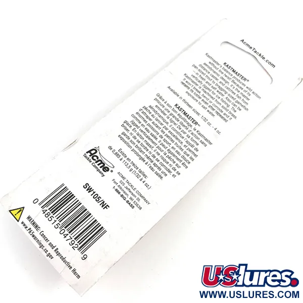 Acme Kastmaster UV (світиться в ультрафіолеті), помаранчевий UV - світиться в ультрафіолеті, 3,5 г, блесна коливалка (колебалка) #4361