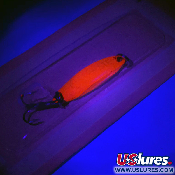 Acme Kastmaster UV (світиться в ультрафіолеті), помаранчевий UV - світиться в ультрафіолеті, 3,5 г, блесна коливалка (колебалка) #4361