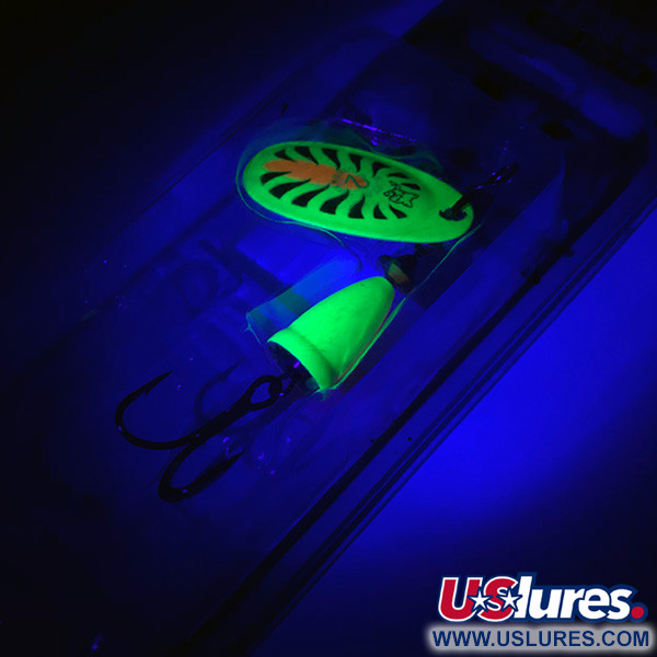  Blue Fox Super Vibrax 2 UV (світиться в ультрафіолеті), , 6 г, блешня оберталка (вертушка) #4366