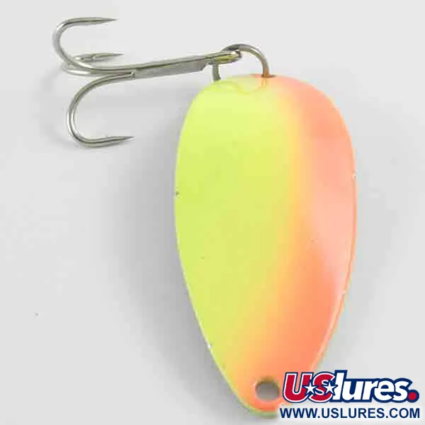 Seneca Little Cleo (Hula Girl), жовтий/помаранчевий/нікель, 14 г, блесна коливалка (колебалка) #4390