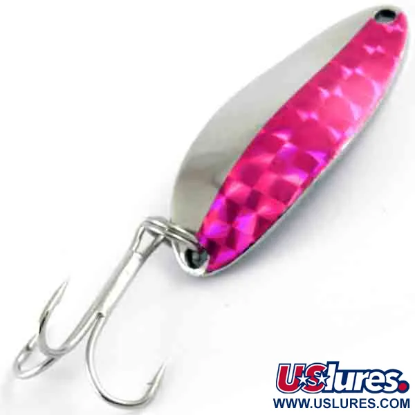 Seneca Little Cleo (Hula Girl), нікель/рожевий, 10 г, блесна коливалка (колебалка) #4392