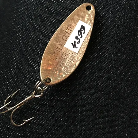 Seneca Little Cleo Crystal, Crystal (золота луска, побите скло) - рідкісний колір, 7 г, блесна коливалка (колебалка) #4399