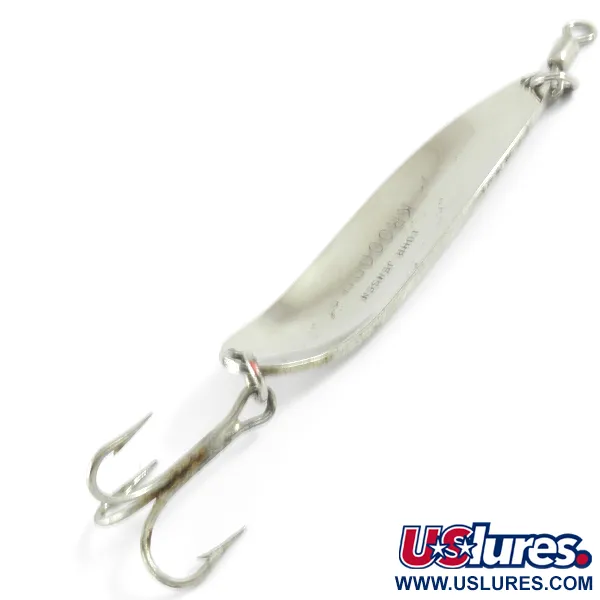 Luhr Jensen Krocodile DIE #5, нікель/червоний, 31 г, блесна коливалка (колебалка) #4429