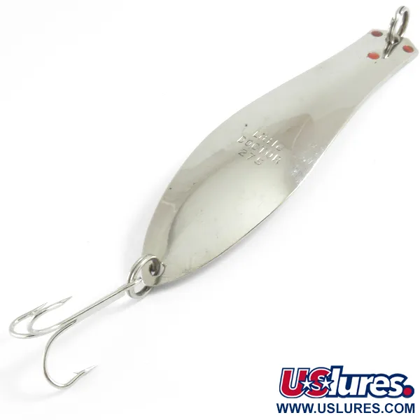 Prescott Spinner Little Doctor 275, нікель/червоний, 21 г, блесна коливалка (колебалка) #4433