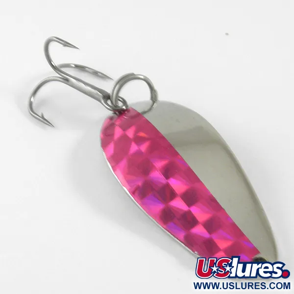 Seneca Little Cleo, нікель/малиновий, 7 г, блесна коливалка (колебалка) #4436
