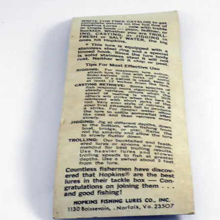 Hopkins s1, пількер, Карбоване срібло, 14 г, блесна коливалка (колебалка) #5836