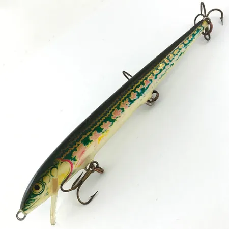Rapala Original Floater, червоний/золотий/зелений, 7 г, воблер #4453