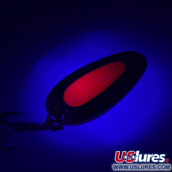  Blue Fox Pixee UV (світиться в ультрафіолеті), карбований нікель/рожевий, 24 г, блесна коливалка (колебалка) #4474