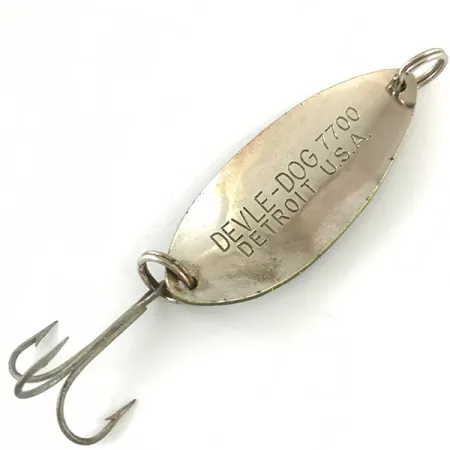 Eppinger Dardevle Devle-Dog 7700, Frog/нікель, 14 г, блесна коливалка (колебалка) #4478