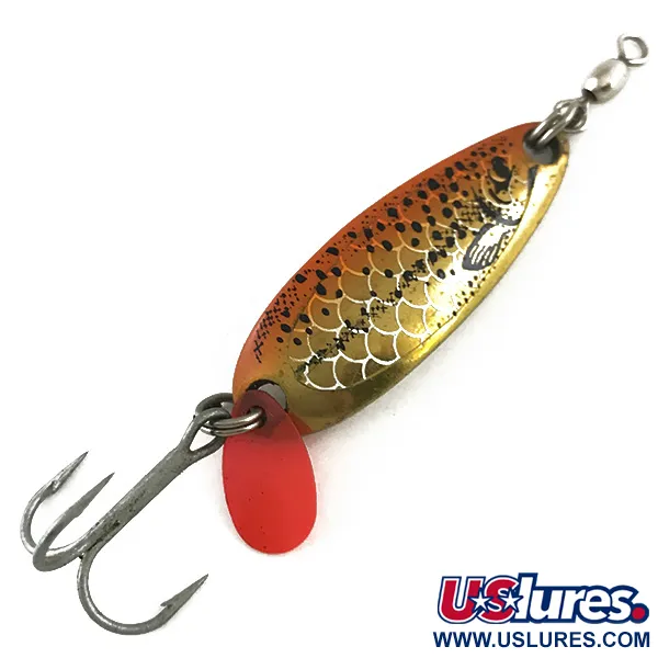 Luhr Jensen Krocodile, золота форель, 9 г, блесна коливалка (колебалка) #4490