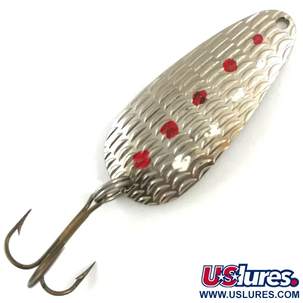  Thomas Cyclone, нікель/червоний, 7 г, блесна коливалка (колебалка) #4506