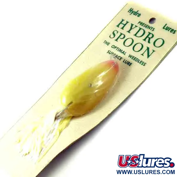 Hydro Lures Незачіпляйка Hydro Spoon, жовтий/червоний, 14 г, блесна коливалка (колебалка) #4510