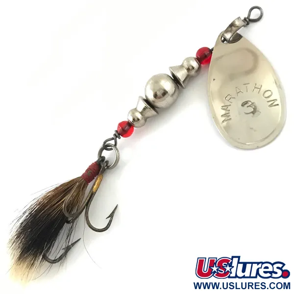  Marathon 3, нікель, 7 г, блешня оберталка (вертушка) #4544