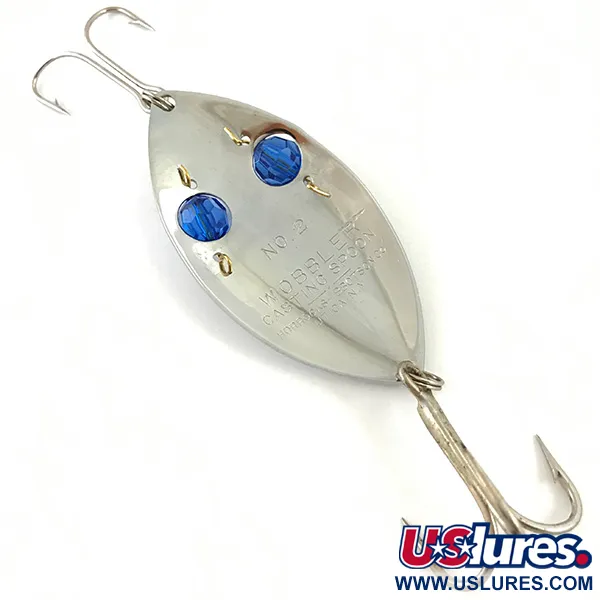  Horrocks-Ibbotson Wobbler, нікель/синій, 23 г, блесна коливалка (колебалка) #4577