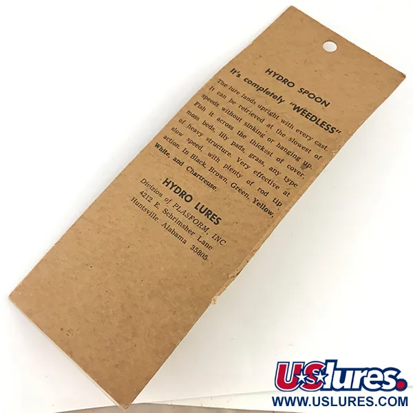 Hydro Lures ​Незачіпляйка Hydro Spoon, зелений/коричневий, 14 г, воблер #14439