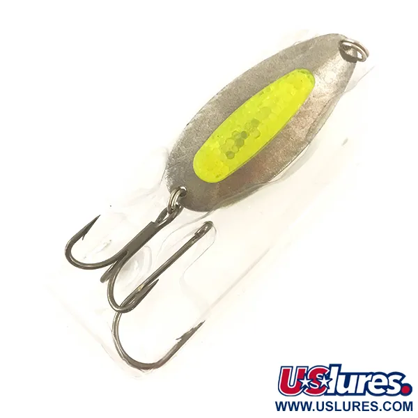  Blue Fox Rattlin Pixee UV (світиться в ультрафіолеті), райдужний оселедець/жовтий, 24 г, блесна коливалка (колебалка) #4557