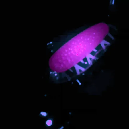 Blue Fox Pixee UV (світиться в ультрафіолеті), нікель/рожевий, 14 г, блесна коливалка (колебалка) #4558