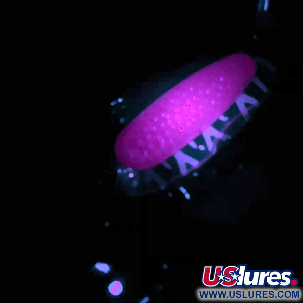  Blue Fox Pixee UV (світиться в ультрафіолеті), нікель/рожевий, 14 г, блесна коливалка (колебалка) #4558