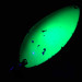  Acme Little Cleo UV (світиться в ультрафіолеті), жовтий/зелений/нікель, 21 г, блесна коливалка (колебалка) #4561