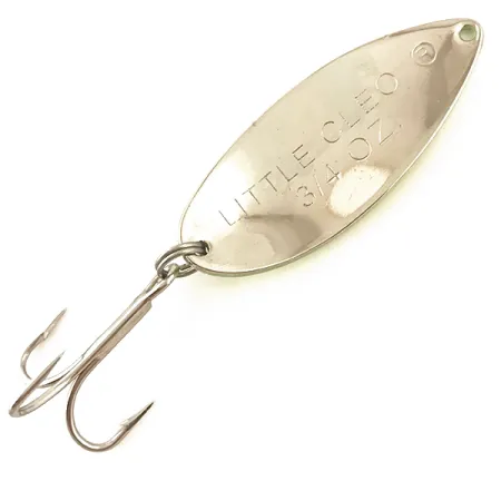 Acme Little Cleo UV (світиться в ультрафіолеті), жовтий/червоний/нікель, 21 г, блесна коливалка (колебалка) #4562