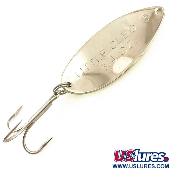 Acme Little Cleo UV (світиться в ультрафіолеті), жовтий/червоний/нікель, 21 г, блесна коливалка (колебалка) #4562