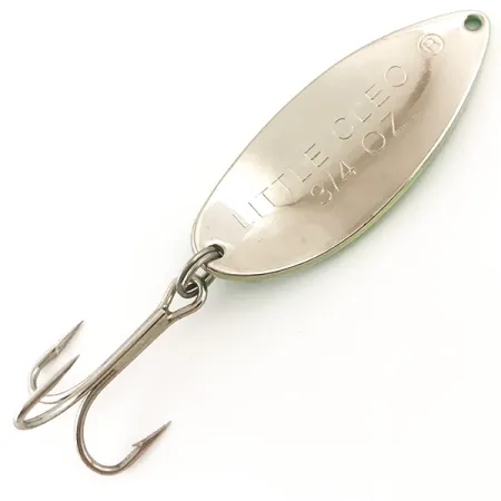 Acme Little Cleo UV (світиться в ультрафіолеті), жовтий/зелений/нікель, 21 г, блесна коливалка (колебалка) #4564