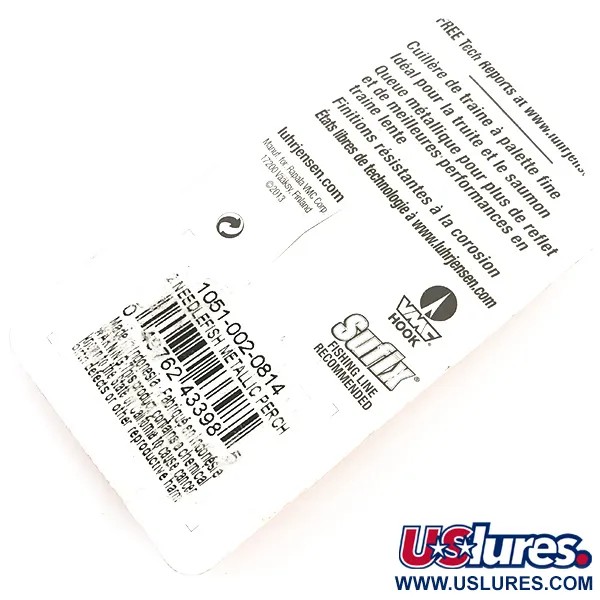 Luhr Jensen Needlefish 2, Fire Tiger, 3 г, блесна коливалка (колебалка) #4567