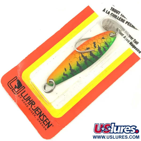 Luhr Jensen Needlefish 2, Fire Tiger, 3 г, блесна коливалка (колебалка) #4567
