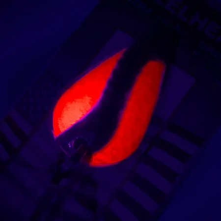 Rainbow Plastics Steelhead UV (світиться в ультрафіолеті), карбований нікель/неоновий помаранчевий, 14 г, блесна коливалка (колебалка) #4570