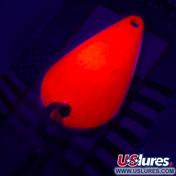 Rainbow Plastics Steelhead UV (світиться в ультрафіолеті), неоновий помаранчевий, 14 г, блесна коливалка (колебалка) #4593