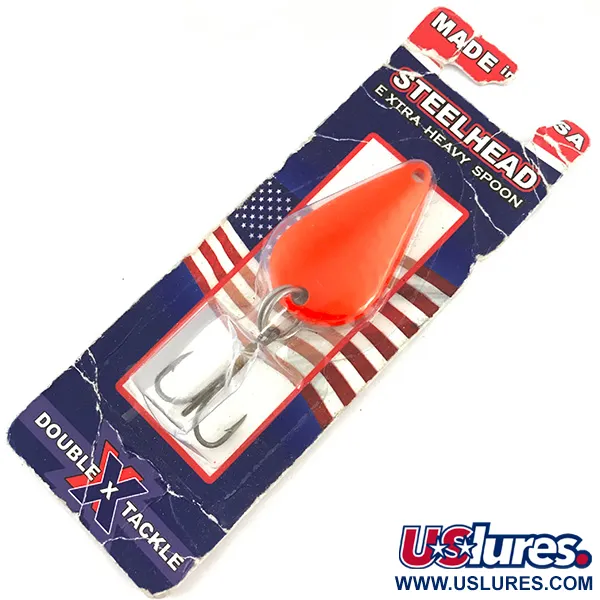 Rainbow Plastics Steelhead UV (світиться в ультрафіолеті), неоновий помаранчевий, 14 г, блесна коливалка (колебалка) #4571