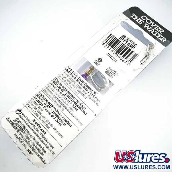  Blue Fox Super Vibrax 1, фіолетовий/срібло, 4 г, блешня оберталка (вертушка) #4578