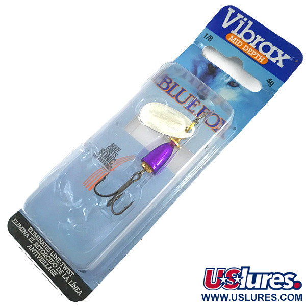  Blue Fox Super Vibrax 1, срібло/фіолетовий, 4 г, блешня оберталка (вертушка) #4572