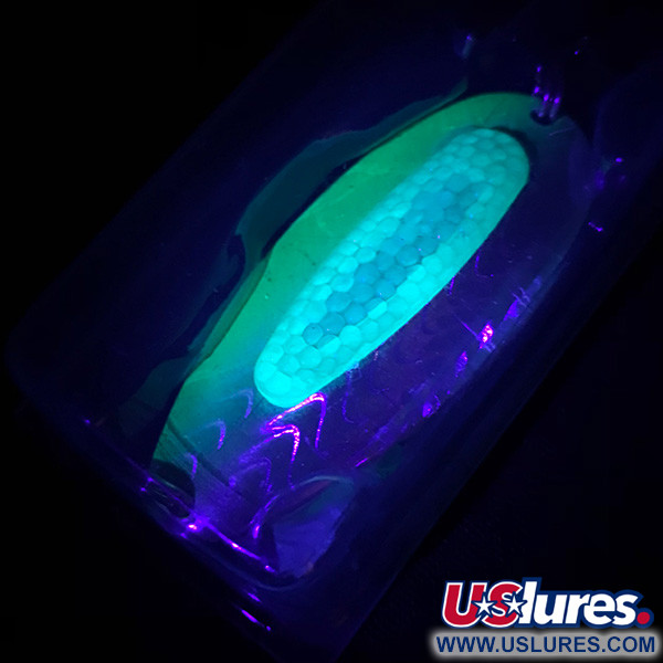  Blue Fox Rattlin Pixee UV (світиться в ультрафіолеті), нікель/зелений, 24 г, блесна коливалка (колебалка) #4575