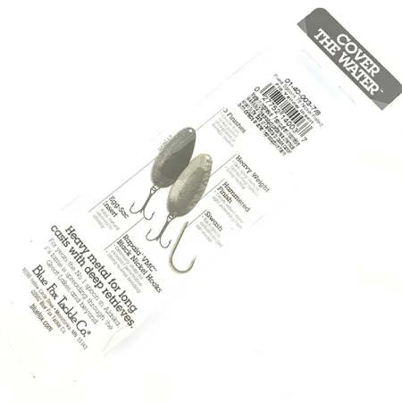 Blue Fox Pixee UV (світиться в ультрафіолеті), карбований нікель/жовтий, 24 г, блесна коливалка (колебалка) #4587