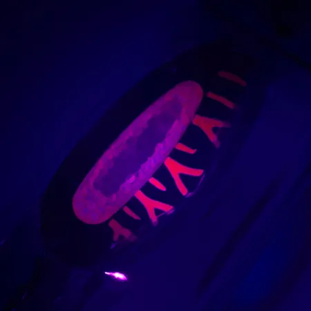 Blue Fox Rattlin Pixee UV (світиться в ультрафіолеті), нікель/рожевий, 24 г, блесна коливалка (колебалка) #4589