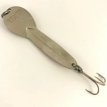 Loco 4 Glen Evans, нікель/червоний, 23 г, блесна коливалка (колебалка) #4600